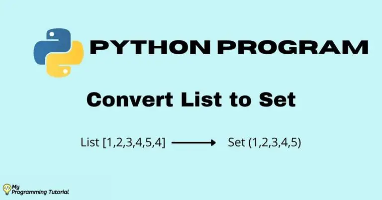 How to convert list to set Python (4 Ways)
