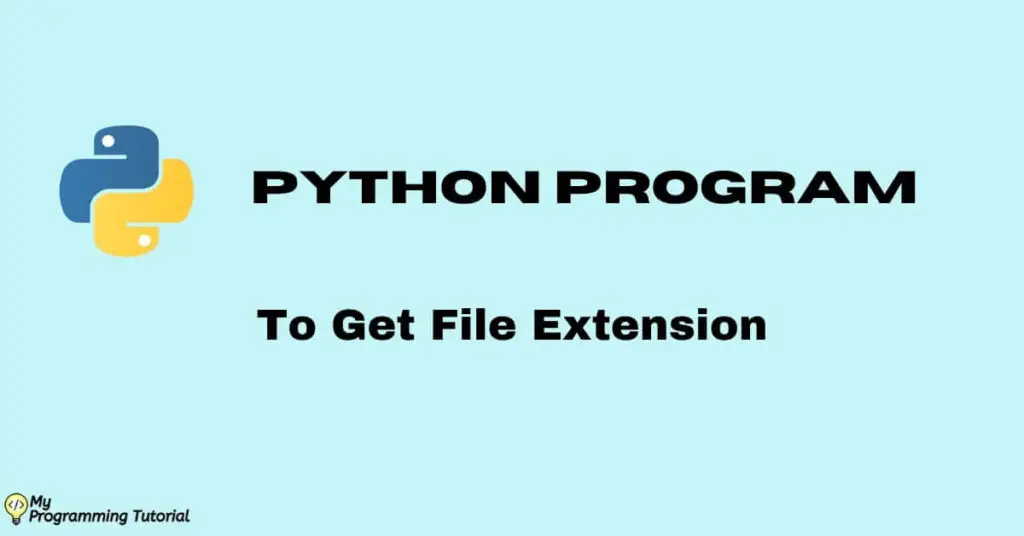 get file extension python