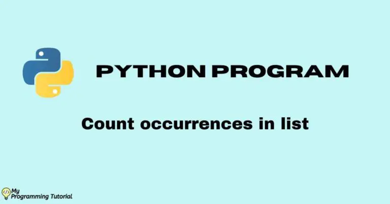 Python count occurrences in list (In 4 Ways)