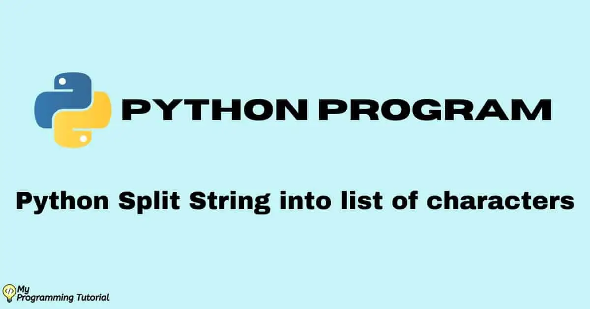 Python split string into list of characters
